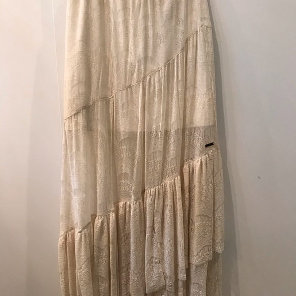 Billabong: Sheer Lace Maxi Skirt - Picture 3 of 8